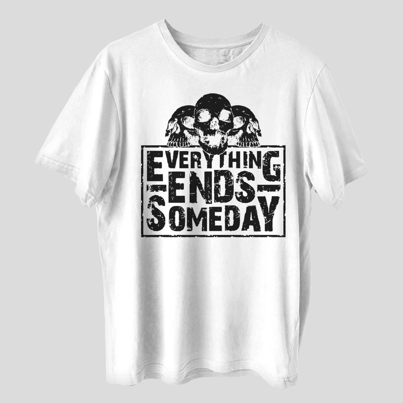 تی شرت آستین کوتاه مردانه مدل اسکلت کد z336