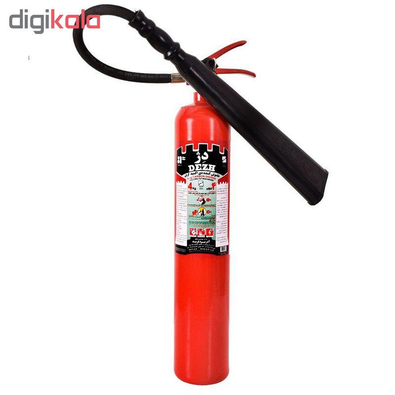 کپسول آتشنشانی CO2 دژ ظرفیت 4 کیلوگرم