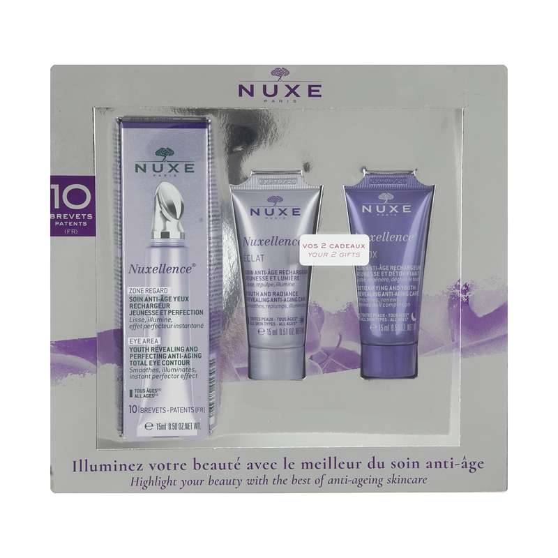 پک کرم دور چشم نوکس سری Nuxellence حجم 15 میلی لیتر به همراه 2 کرم مکمل ضد چروک