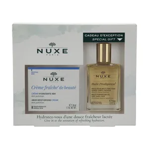 پک کرم مرطوب کننده 48 ساعته نوکس سری Hydration حجم 50 میلی لیتر به همراه روغن چند کاره سری Prodigieuse حجم 30 میلی لیتر