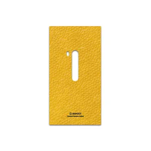 MAHOOT Mustard-Leather Cover Sticker for Nokia Lumia 920