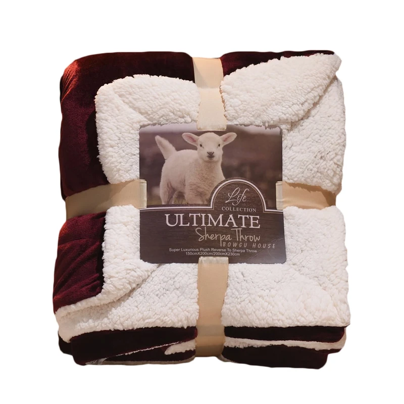 پتو یک نفره آلتیمیت مدل Sherpa-03 سایز 150x200 سانتی متر