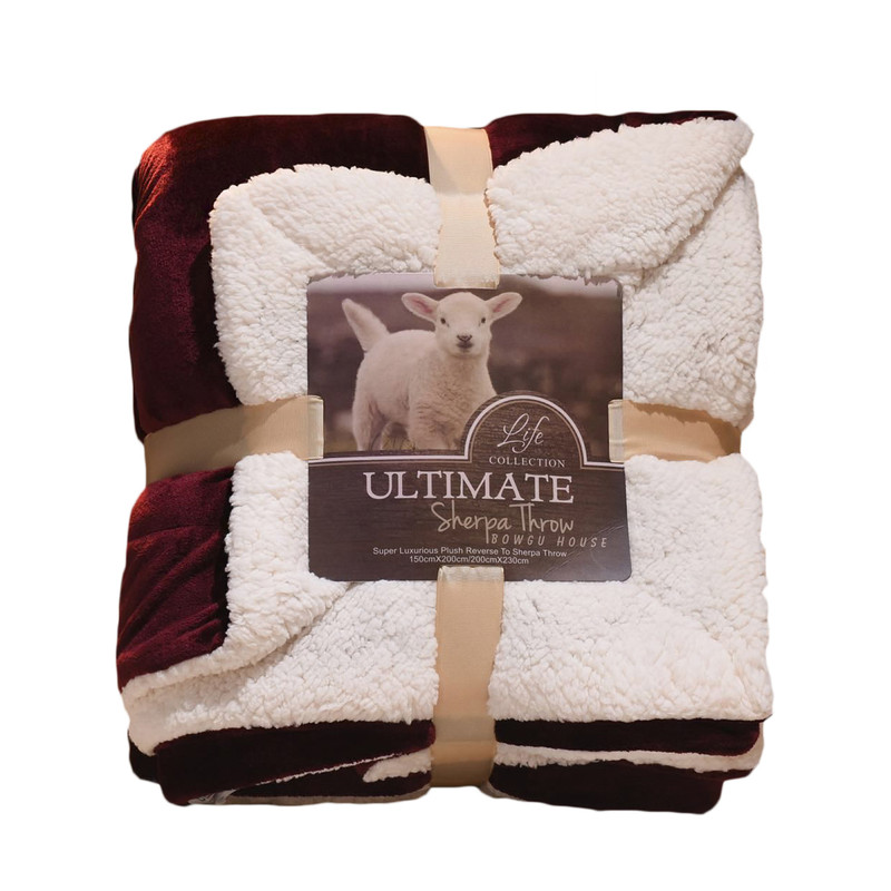 پتو یک نفره آلتیمیت مدل Sherpa-03 سایز 150x200 سانتی متر