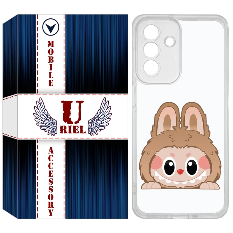 کاور یوریل مدل Clear کد 143 طرح لبوبو Labubu مناسب برای گوشی  موبایل سامسونگ Galaxy A17