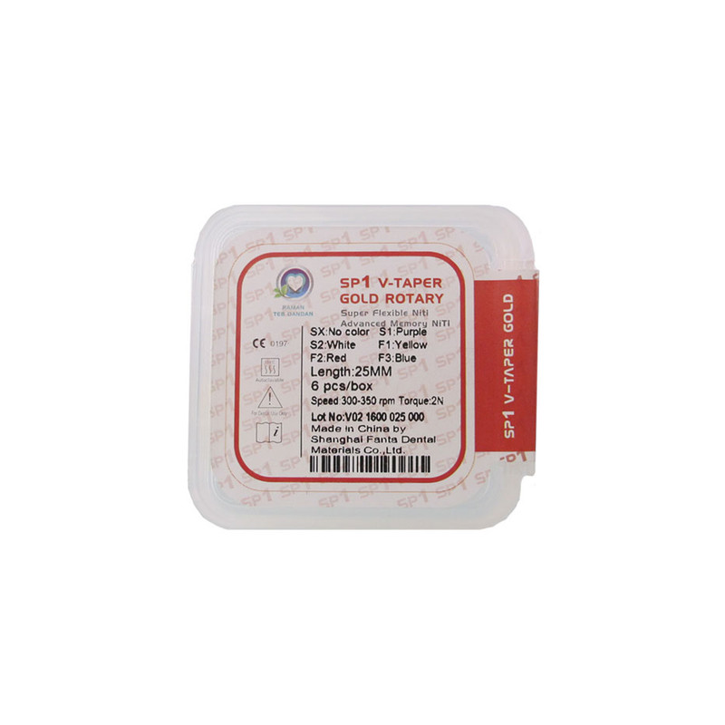 فایل روتاری دندانپزشکی اس پی 1 کد F1 بسته 6 عددی