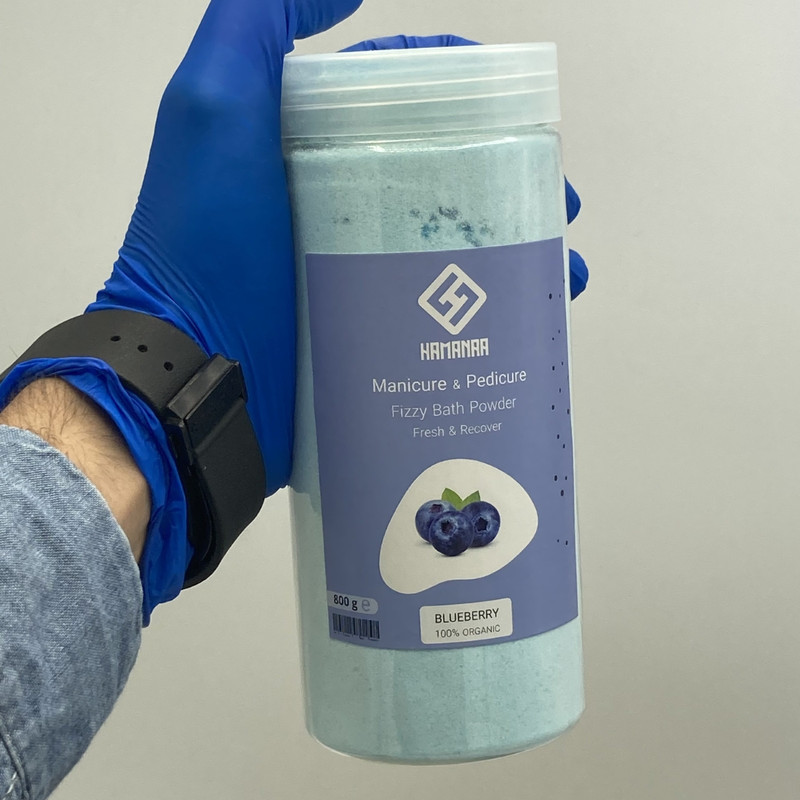 کوکتل پودری هامانا مدل Blueberry وزن 800 گرم