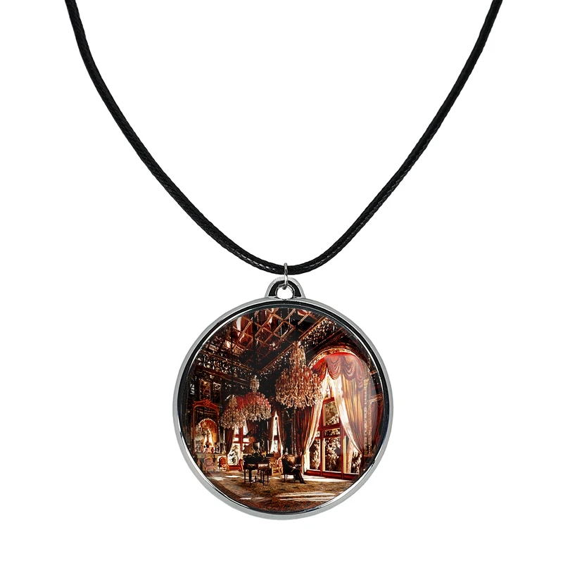 گردنبند خندالو مدل تالار آینه کمال الملک کد 3712837129