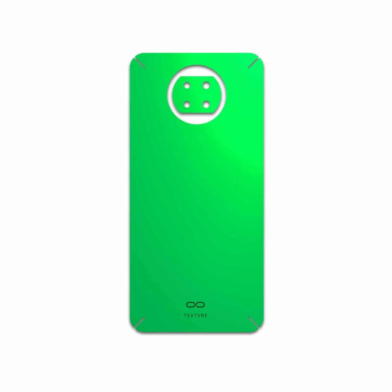 برچسب پوششی ماهوت مدل Matte-Green مناسب برای گوشی موبایل شیائومی Redmi Note 9T