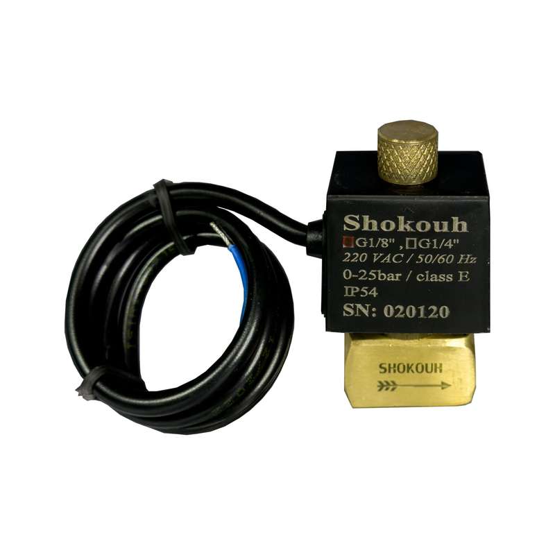 شیر برقی گازوئیل شکوه الکترونیک مدل 1/4 اینچ