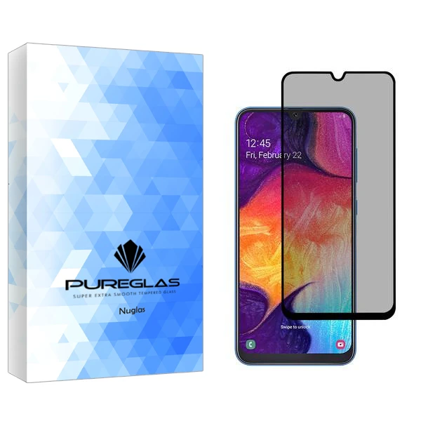 محافظ صفحه نمایش حریم شخصی پیور گلس مدل NueGlas مناسب برای گوشی موبایل سامسونگ Galaxy A50