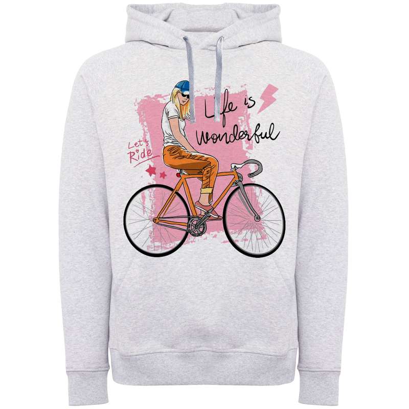 هودی زنانه مدل دختر دوچرخه سوار A94