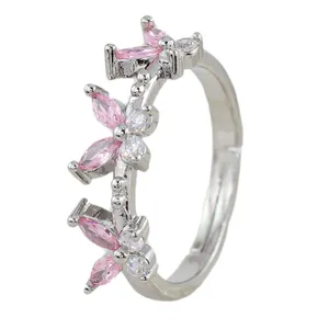 انگشتر زنانه زودیکا مدل پروانه کد AAE731