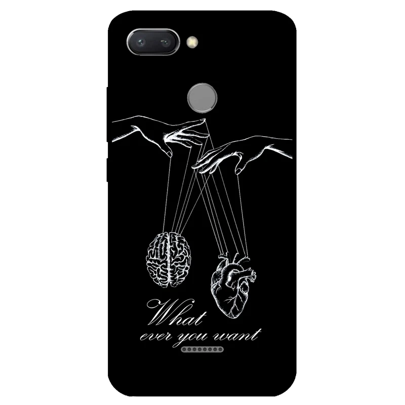 کاور مگافون طرح فکر و احساس مدل 1899 مناسب برای گوشی موبایل شیائومی Redmi 6 