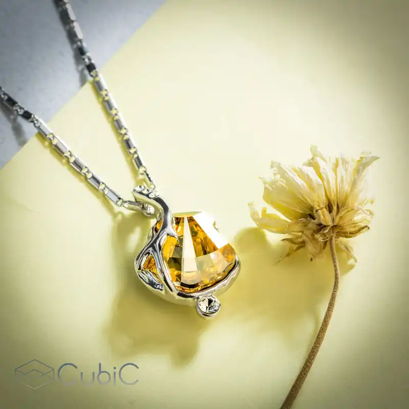گردنبند زنانه کوبیک مدل QN-9045