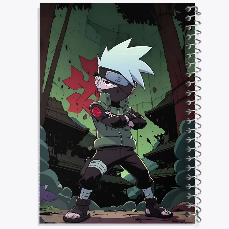 دفتر مشق 50 برگ خندالو طرح انیمه ناروتو (Naruto) کد F5432