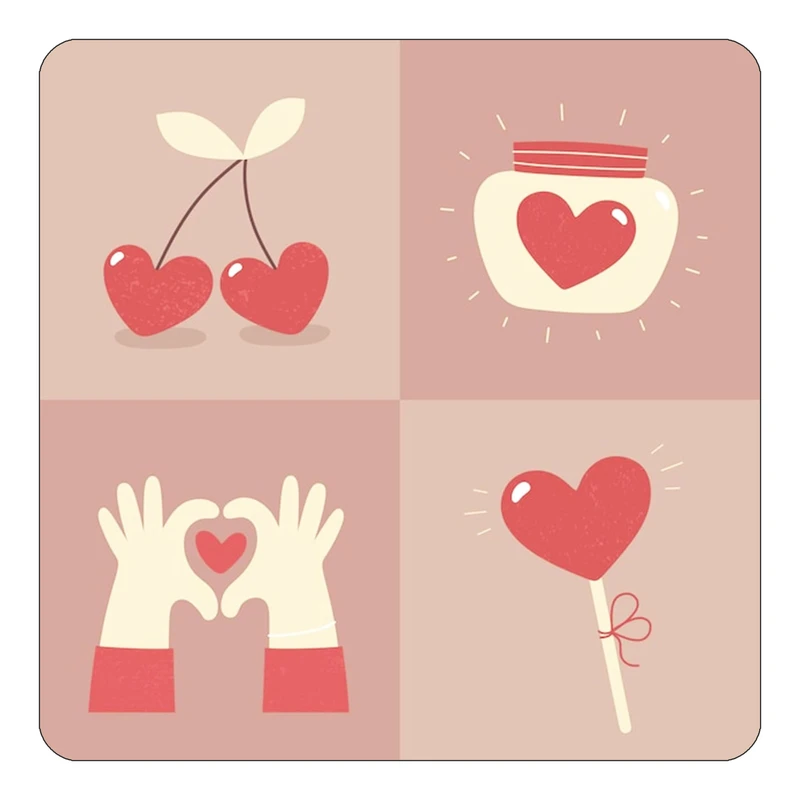 مگنت کاکتی طرح عاشقانه مدل mp40615