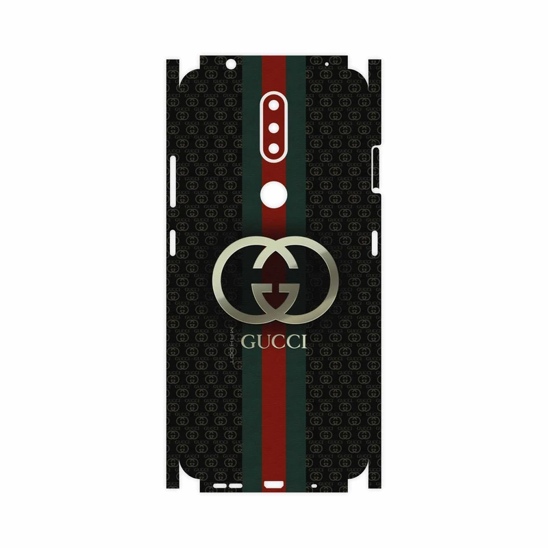 برچسب پوششی ماهوت مدل GUCCI-Logo-FullSkin مناسب برای گوشی موبایل نوکیا 2.4