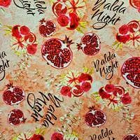 کاغذ کادو مدل یلدا و انار&nbsp; کد 60 بسته 3 عددی