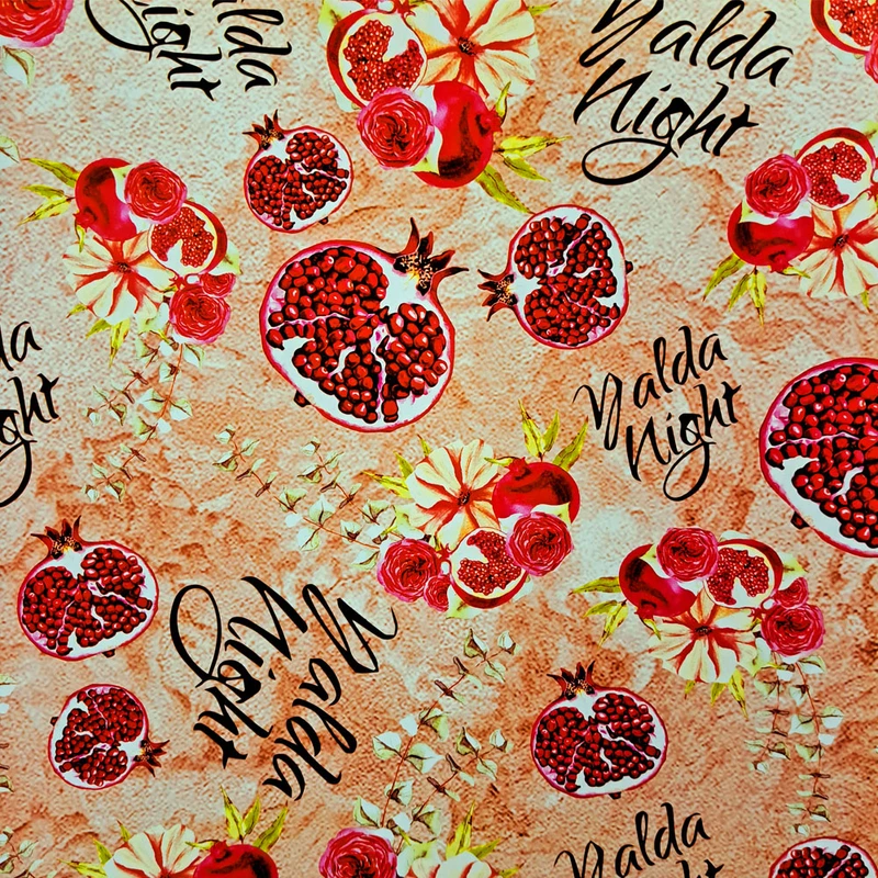 کاغذ کادو مدل یلدا و انار  کد 60 بسته 3 عددی