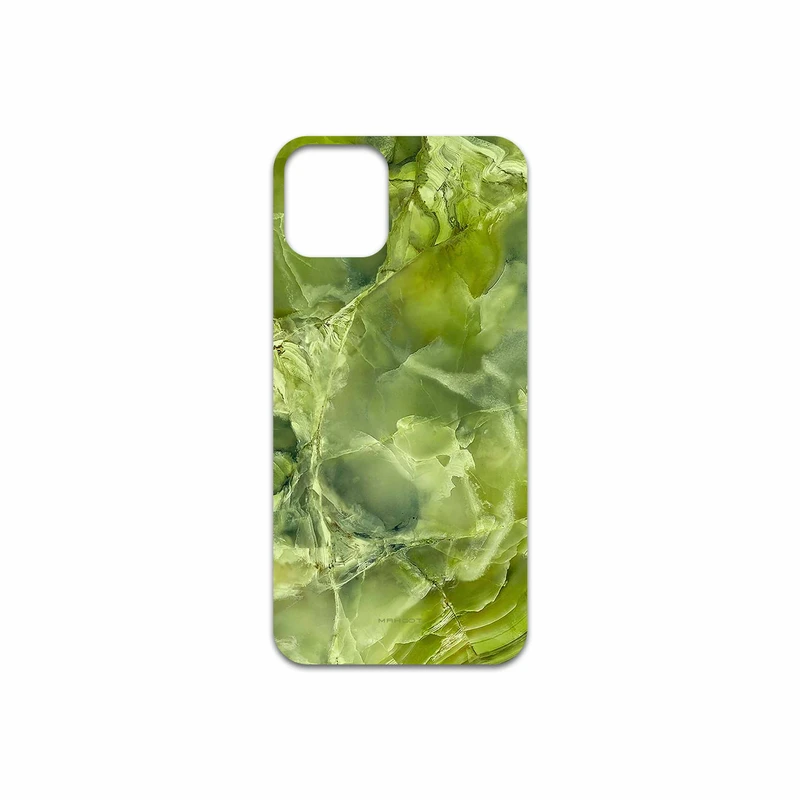 برچسب پوششی ماهوت مدل Green Crystal Marble مناسب برای گوشی موبایل اپل iPhone 11 Pro