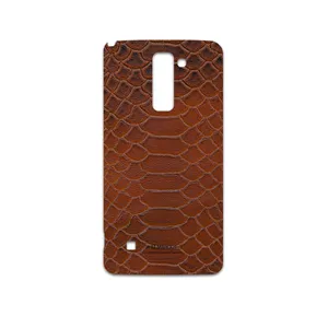 MAHOOT Brown-Snake-Leather Cover Sticker for LG Stylus 2
