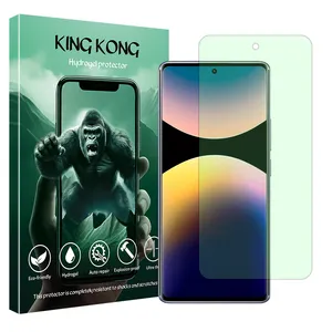King Kong Eye Care model Green light screen protector suitable for Xiaomi Redmi Note 14 Pro 4G mobile phone