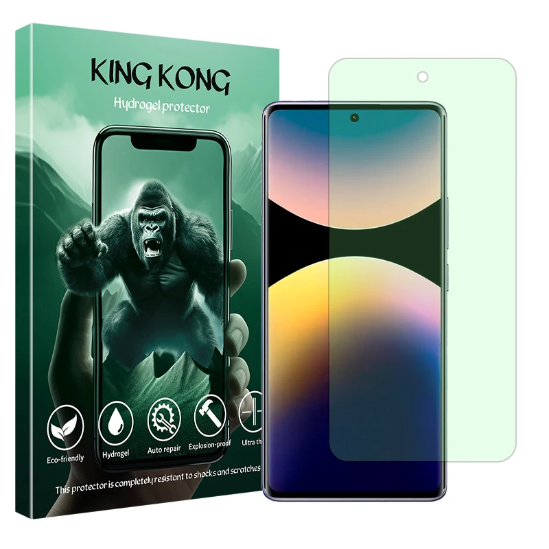 محافظ صفحه نمایش گرین لایت کینگ کونگ مدل Eye Care مناسب برای گوشی موبایل شیائومی Redmi Note 14 Pro 4G