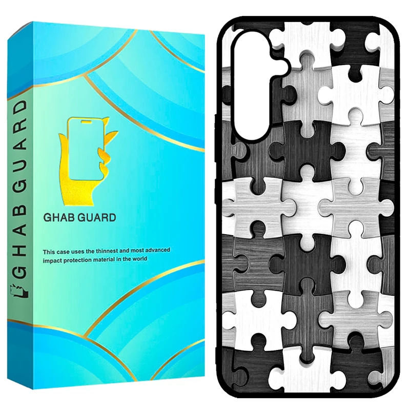 کاور قاب گارد طرح پازل مدل GCHPA54 مناسب برای گوشی موبایل سامسونگ  Galaxy A54 5G