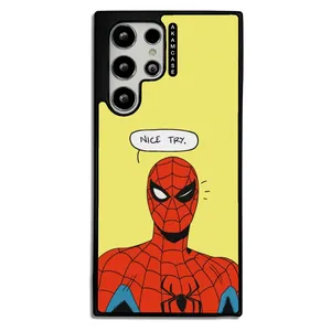 AKAM AMCWSGS22U-SPIDERMAN11 Cover For Samsung Galaxy S21 Ultra