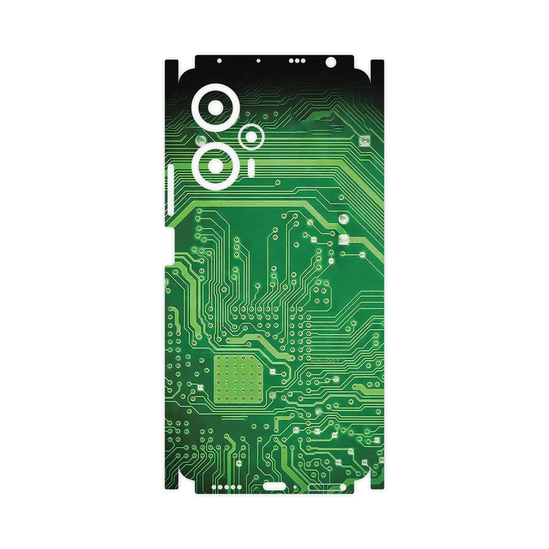 برچسب پوششی ماهوت مدل Green_Printed_Circuit_Board-FullSkin مناسب برای گوشی موبایل شیائومی Poco F5
