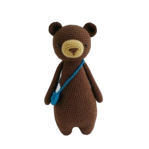 عروسک بافتنی طرح خرس دراز کد M13