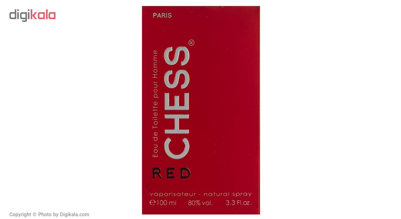 ادو تویلت مردانه  اس پی پی سی مدل Chess Red حجم 100ml