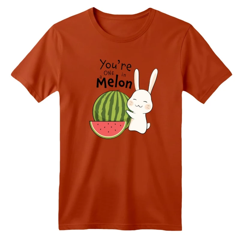 تی شرت آستین کوتاه بچگانه مدل خرگوش یلدایی کد 3