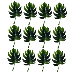 گل مصنوعی مدل برگ تک انجیر ساده مجموعه 12 عددی