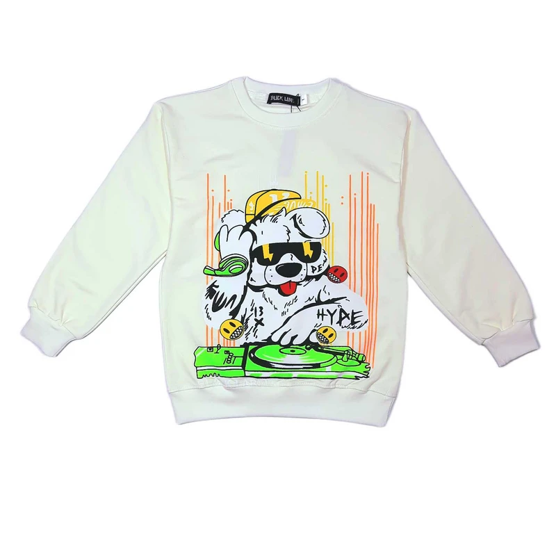 سویشرت بچگانه بلک لیبل مدل خرس دی جی چاپ