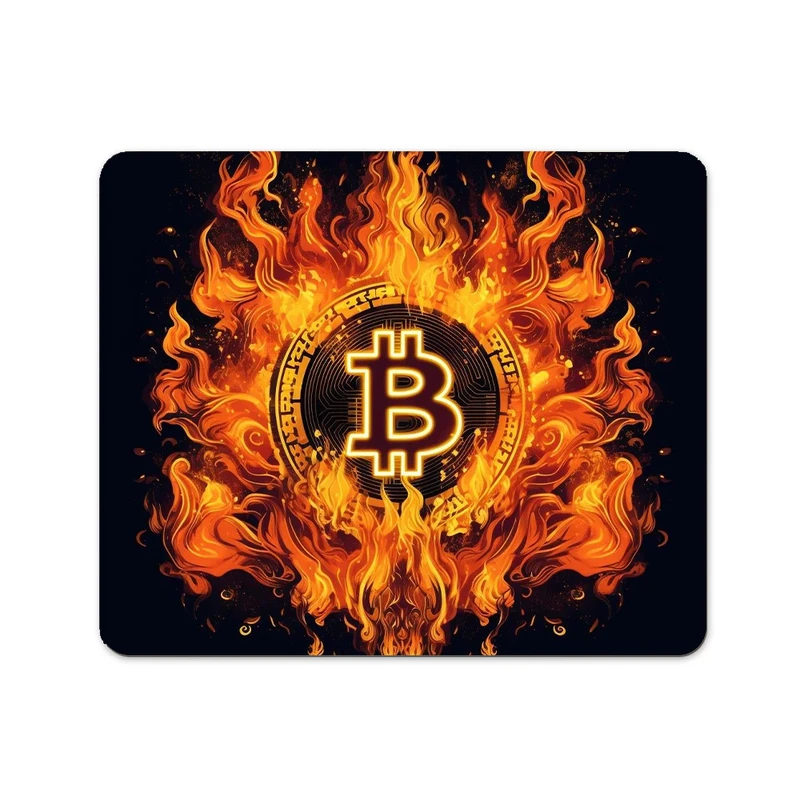 ماوس پد پاد آفرین مدل بیت کوین کریپتو فارکس ترید ارزدیجیتال کدP026  سایز 19*24 سانتی متر