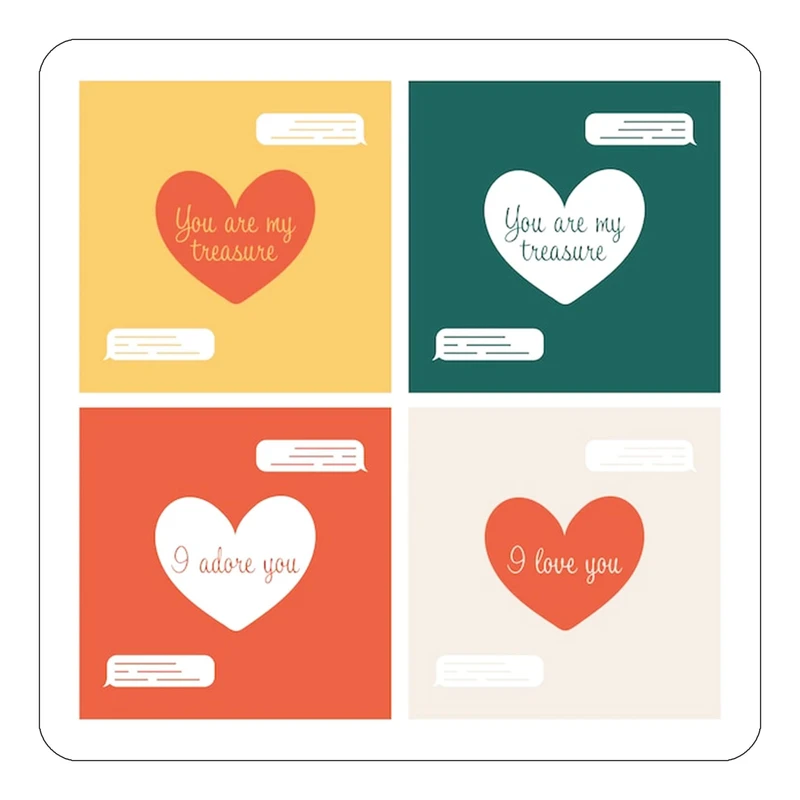 مگنت کاکتی طرح عاشقانه مدل mp40070