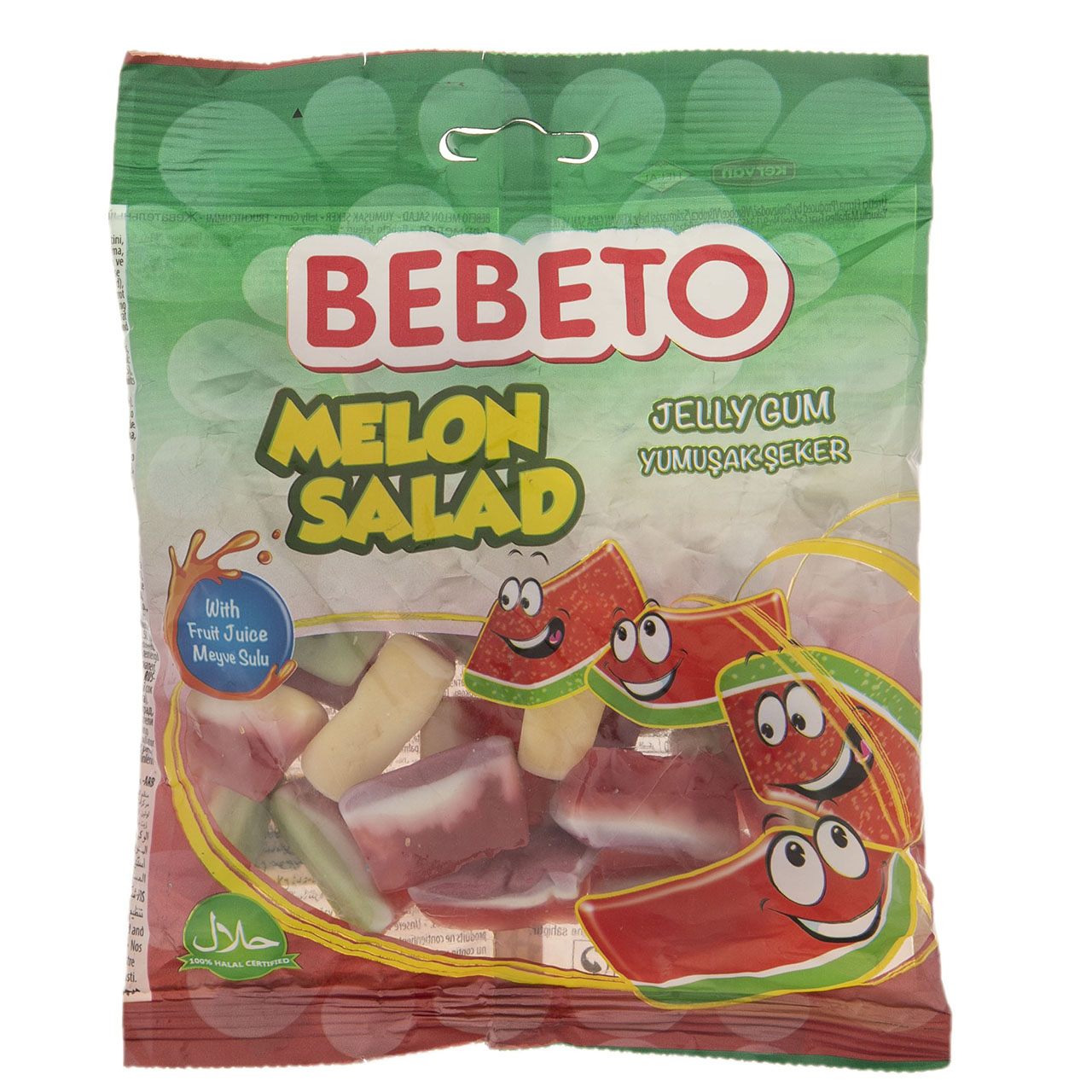پاستیل ببتو مدل Melon Salad مقدار 165 گرم
