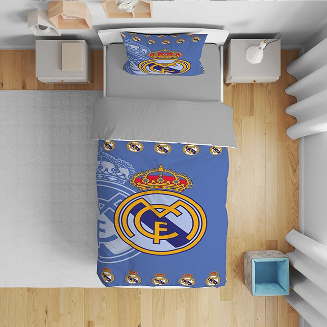سرویس روتختی مدل رئال مادرید 4917 تک نفره 5 تکه