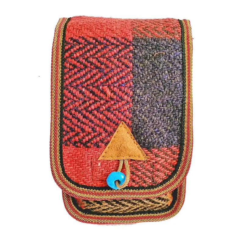 کیف دوشی دست دوز مدل جاجیمی قشقایی