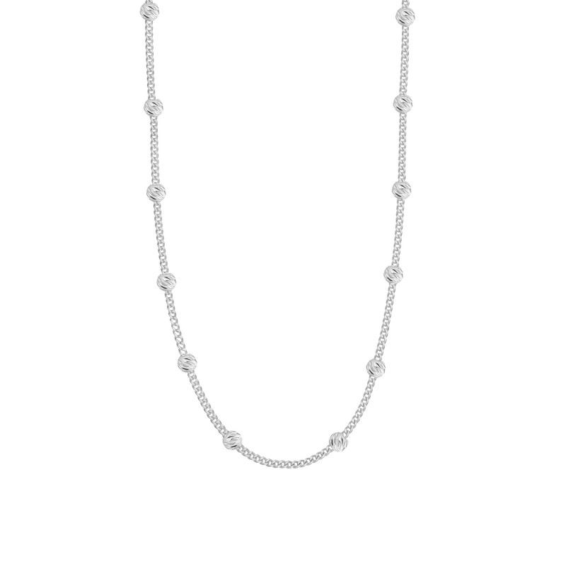 گردنبند طلا 18 عیار زنانه با طرح کارتیه ماوی گالری مدل البرناردو صدف و کارتیه