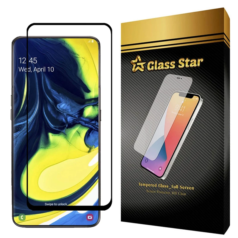 محافظ صفحه نمایش گلس استار مدل CRM مناسب برای گوشی موبایل سامسونگ Galaxy A80/A90
