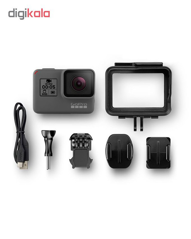 دوربین فیلم برداری ورزشی گوپرو مدل HERO 5 Black به همراه باتری لیتیومی گوپرو