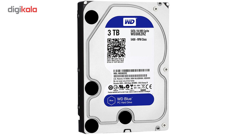 هارددیسک اینترنال وسترن دیجیتال مدل Blue WD30EZRZ ظرفیت 3 ترابایت 3
