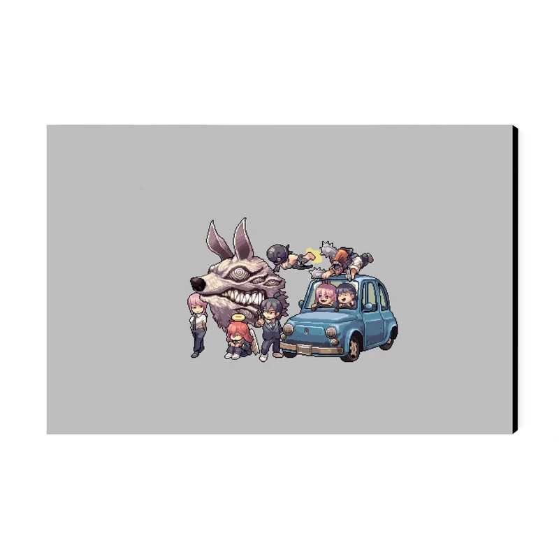 تابلو شاسی عرش مدل انیمه مرد اره ای Chainsaw Man کد As3363