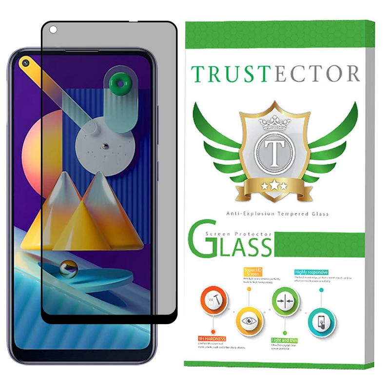 محافظ صفحه نمایش حریم شخصی تراستکتور مدل PRF-T مناسب برای گوشی موبایل سامسونگ Galaxy M11