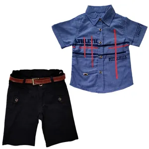 ست پیراهن و شلوارک پسرانه کد A-185