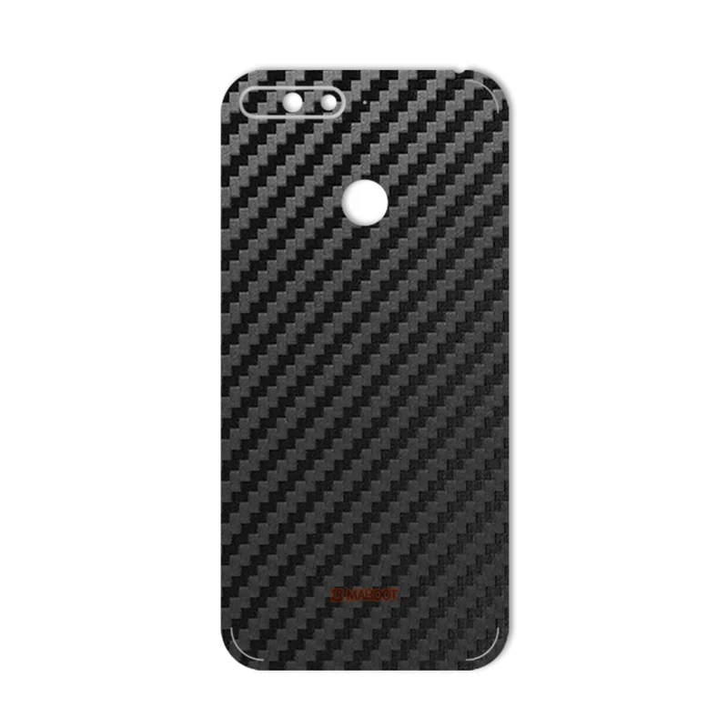 برچسب پوششی ماهوت مدل Carbon-fiber Texture مناسب برای گوشی Huawei Y6 Prime 2018