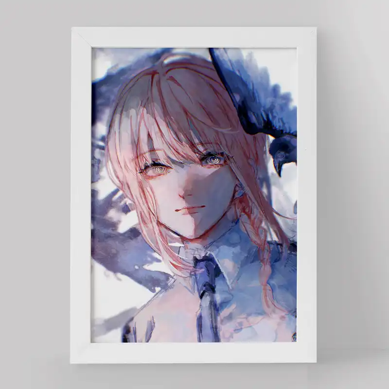 تابلو خندالو مدل ماکیما انیمه مرد اره ای کد 17972