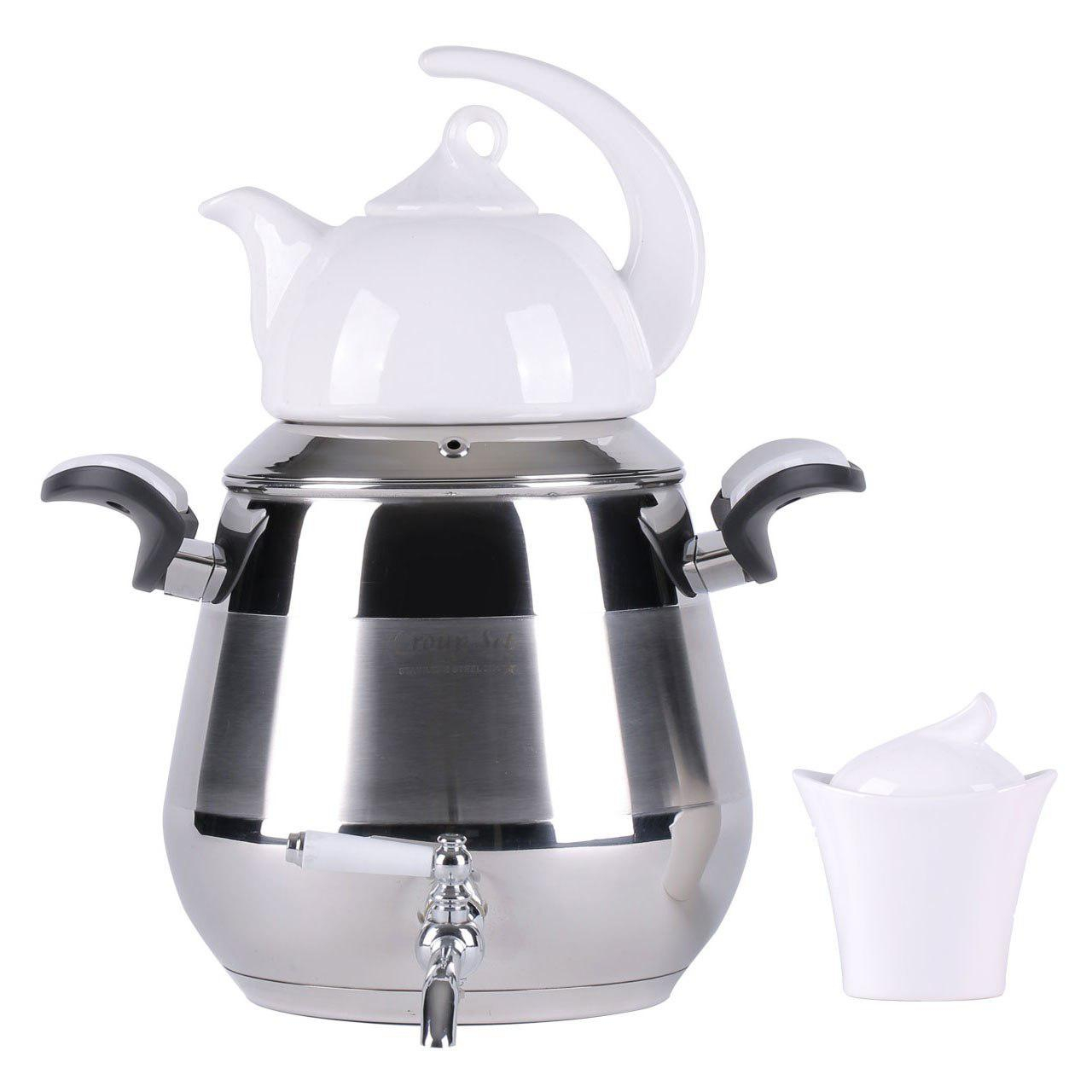 ست کتری و قوری کروپ ست مدل لیندا کد 906W